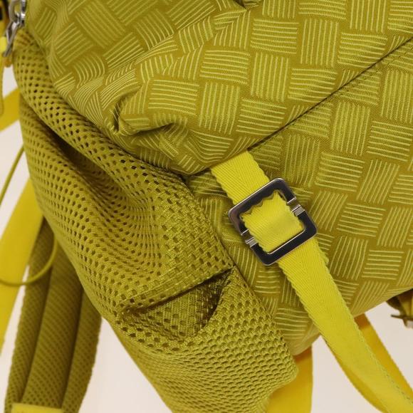 BOTTEGA VENETA Backpack Nylon Yellow Auth BD2181
